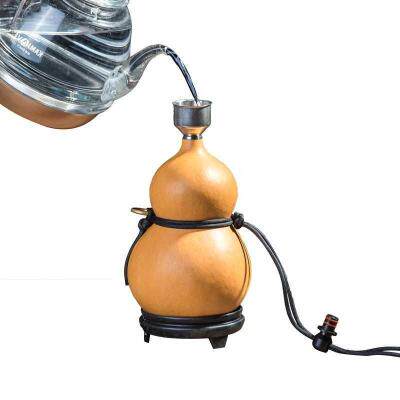 精品天然开口随身文玩镶口装酒蜂蜡防渗酒葫芦水壶挂件摆件