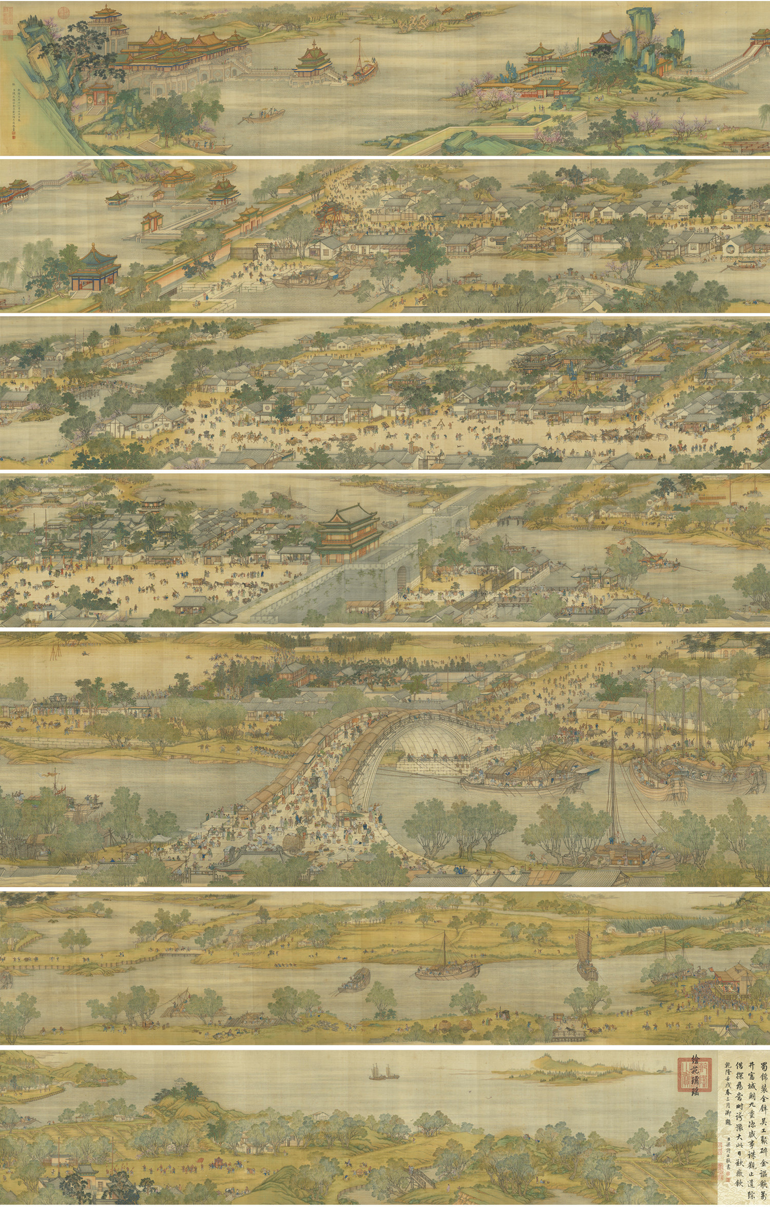 清明上河图高清版超长幅面3300片木质中国风成人拼图玩具装饰画