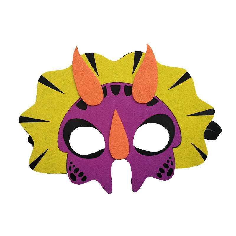 儿童道具节日成人演出六一恐龙头饰面具