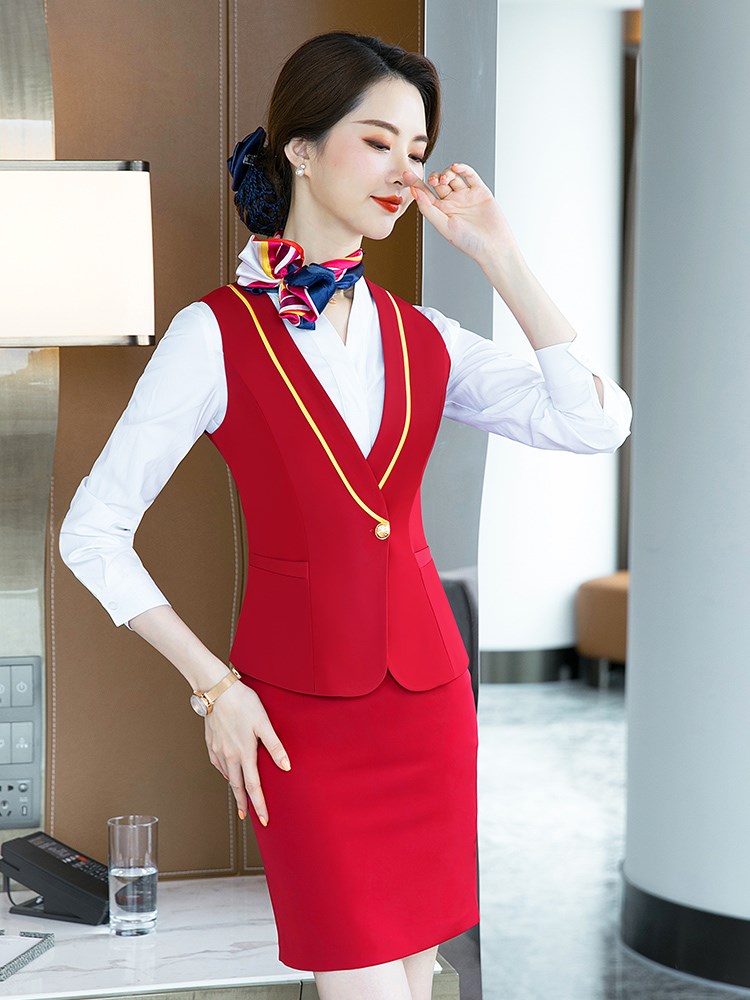 南航空姐制服春秋职业套装酒店前台面试工作服售楼其它包装袋