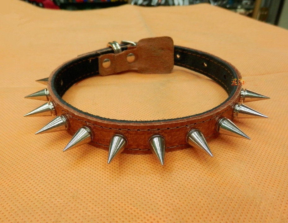 项圈凸狗中号钝脖斗牛被咬防项圈圈钉钉钉子项圈