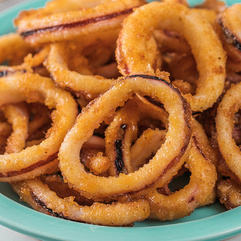 鱿鱼泰祥酥炸唐扬冷冻裹粉油炸半成品菜炸600g冷冻鱿鱼