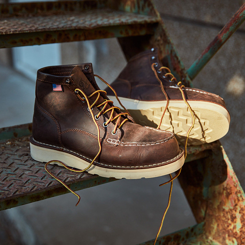 到货danner丹纳bullrun男款经典复古软皮中帮工装户外休闲鞋