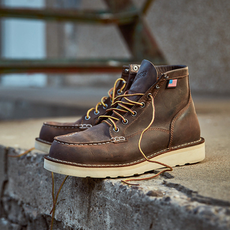 到货danner丹纳bullrun男款经典复古软皮中帮工装户外休闲鞋