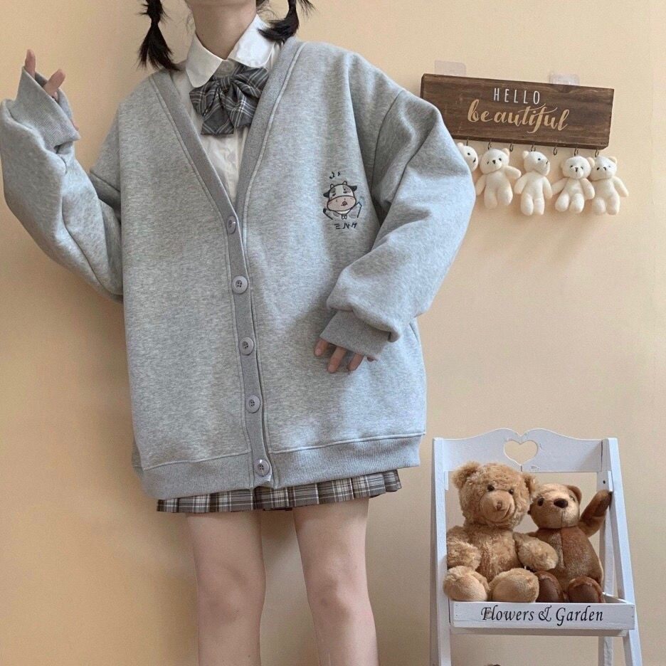 2020初秋秋季日系软妹可爱学生jk宽松百搭卫衣