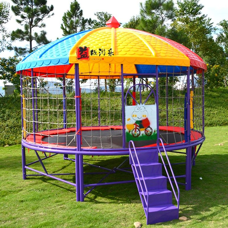 幼儿园蹦蹦蹦床布蓬遮阳罩防雨棚顶盖儿童室外蹦床