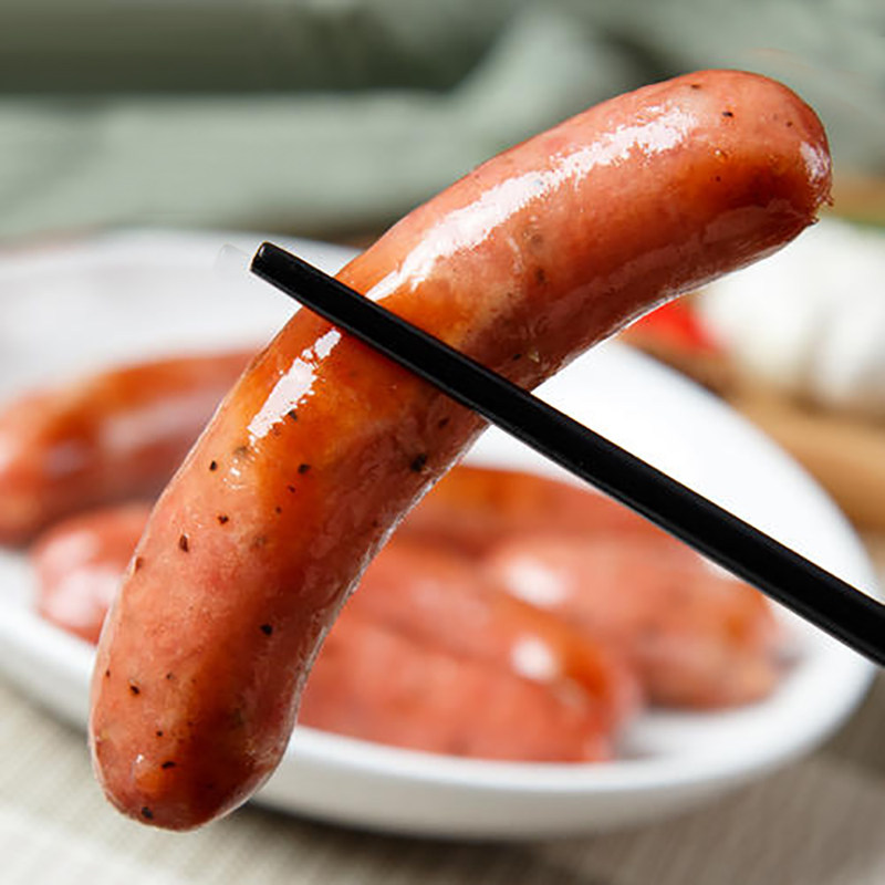 科迪台式香肠热狗原味黑胡椒脆骨西式烧烤组合包装即食肠类