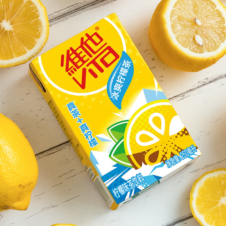 vita维他冰爽柠檬茶饮品250ml24盒