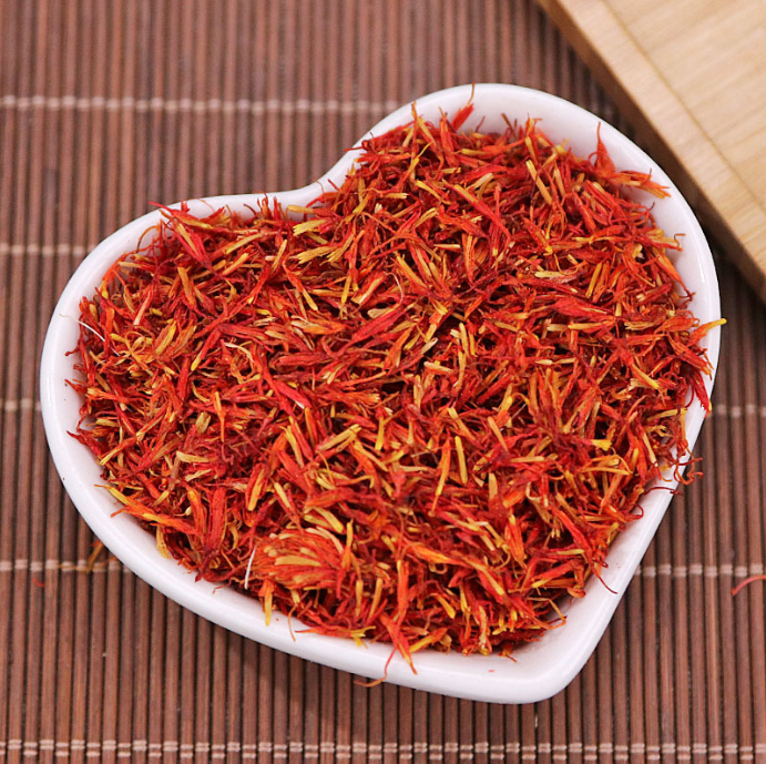 红花新疆花草中药材搭配艾叶泡脚纯净500克包邮其他药食同源食品