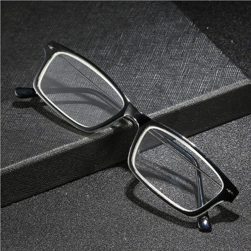 老花镜精品水晶中老年男全玻璃高清耐磨钢丝老花镜