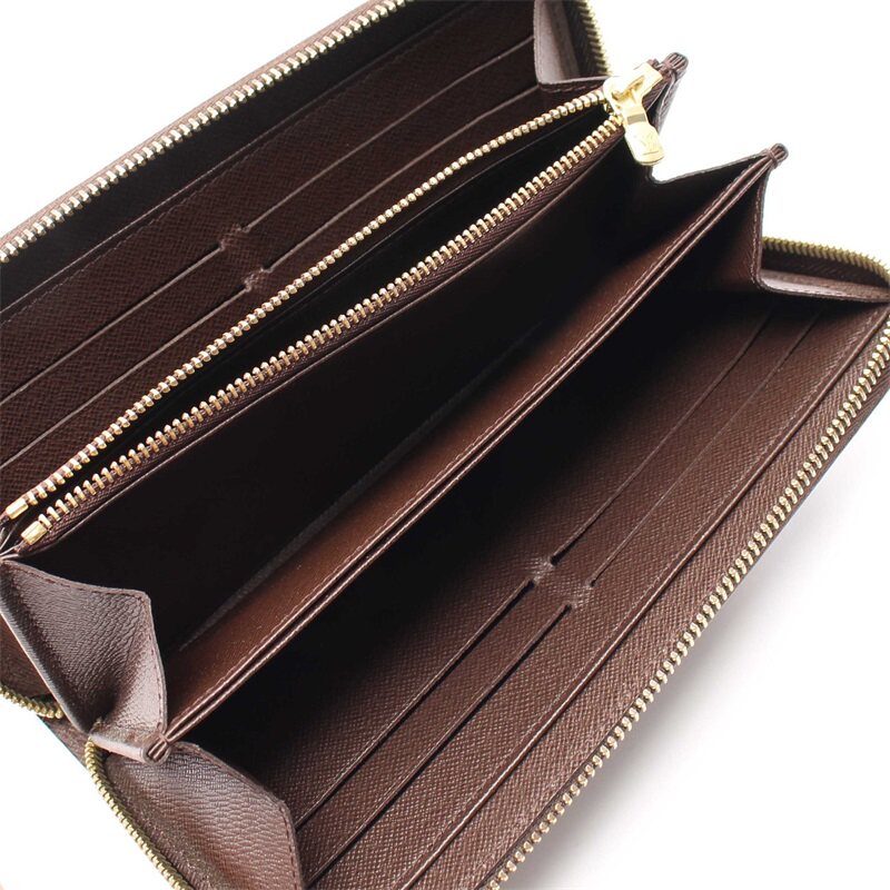 reclo中古lv路易威登新乌黑色棋盘格钱包716387钱包