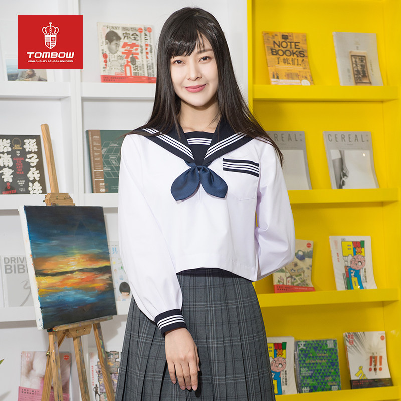 tombowjk制服正版少女水手学院日本进口校供衬衫