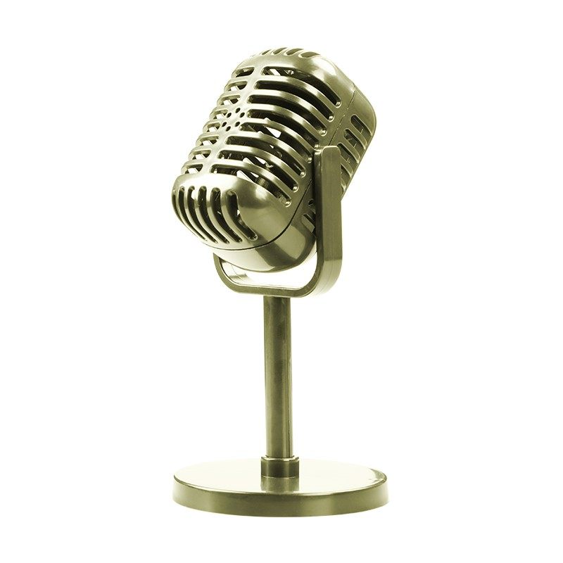 仿真复古假话话筒老式麦克风模型舞台练习影楼麦克风