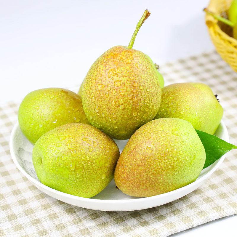 水果青皮时令季时令一应整箱雪梨红香香梨酥梨梨
