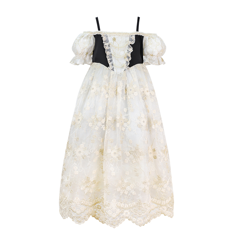 丢手绢童装原创茜茜公主公主裙复古连衣裙欧式巴洛克风格裙