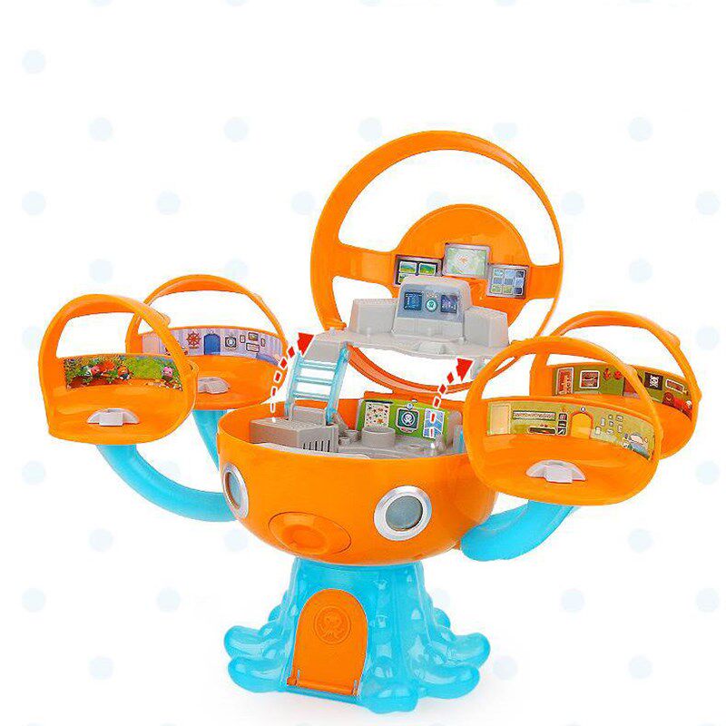 海底小纵队章鱼堡配公仔声光海底城堡儿童过家家电动其他模型玩具