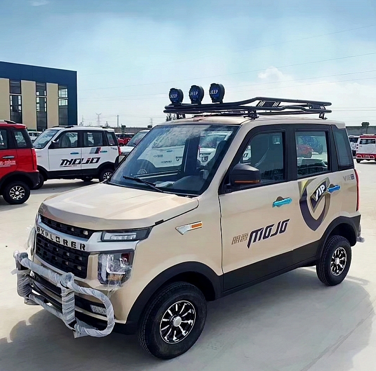 电动四轮汽车成人新能源小型家用全封闭代步轿车油电两用接送孩子