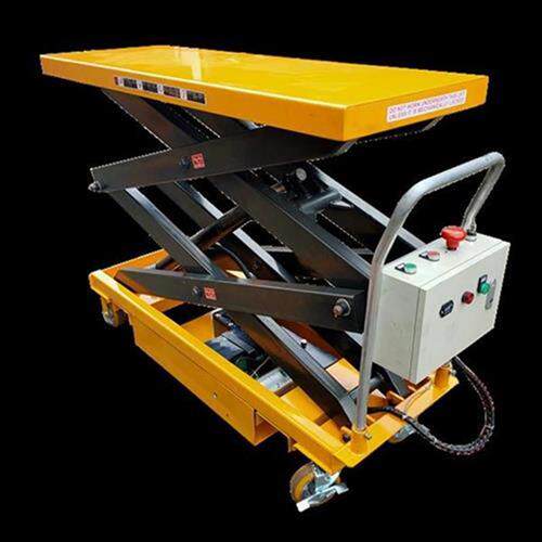 电动移动平台推车液压小剪叉式定制滚轴机车w升高升降手动