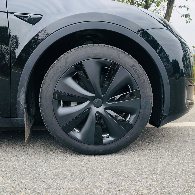 轮毂适用于特斯拉modely19寸原车罩防刮外改装配件轮毂盖
