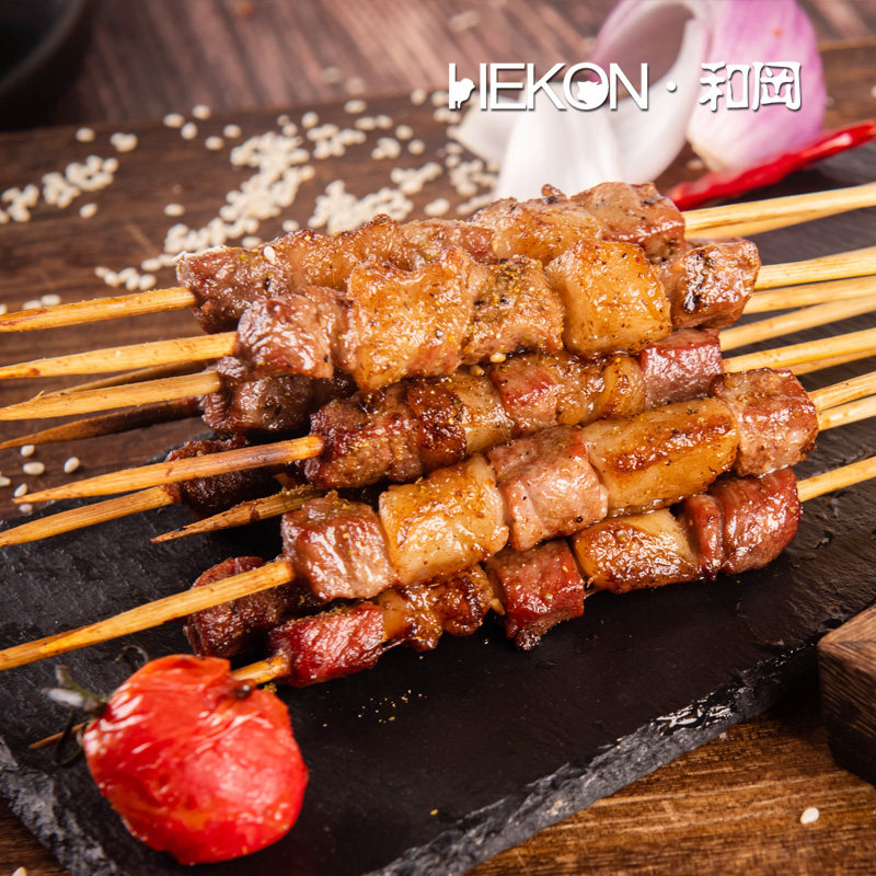 牛肉20串新鲜烤串肥瘦烧烤食材半成品冷冻批发牛丸