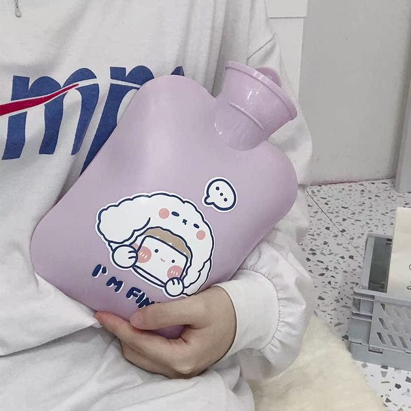 晗晗嗳手宝水唔子不插电暖水袋热i水代带暖床热敷神器捂注水肚子