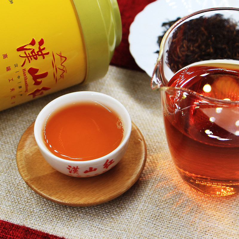 汉山秋月汉中工夫红茶茶叶高山生态茶园特产特色产区红茶