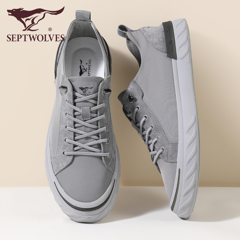 七匹狼春夏季男士布鞋新款透气低帮帆布鞋男款百搭板鞋休闲鞋男鞋