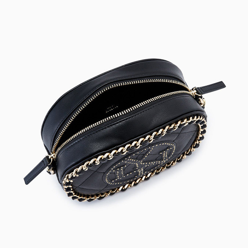 包包女lyn2021爆款小黑包泰国潮流moda链条包时尚简约款斜跨包女