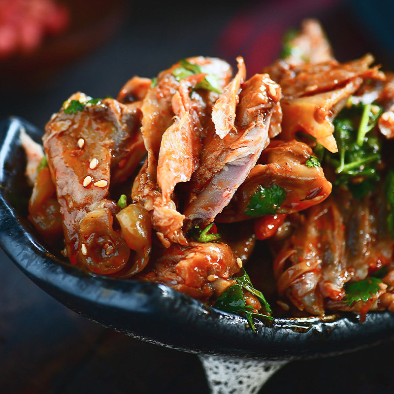 东北沈阳拌鸡架熏拌骨架280g锁骨鸡叉熟食速食鸡肉