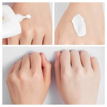 Fanzhen Hanchan sunscreen ຂອງແທ້ຕ້ານ UV ກັນແດດທີ່ຈະແຈ້ງແລະຄວາມຊຸ່ມຊື່ນຂອງເຄື່ອງແຕ່ງຫນ້າທໍາມະຊາດ lotion sunscreen