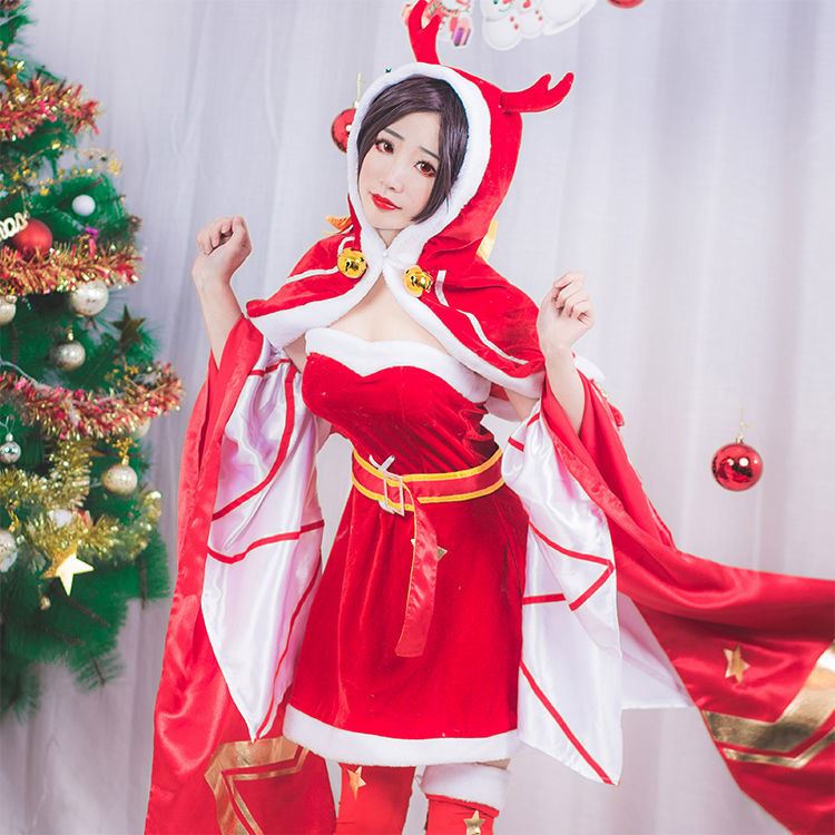 cos现货王者圣诞恋歌貂蝉荣耀cosplay全套cosplay男装