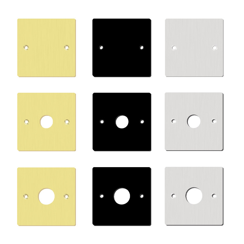 盖板瑞博buibo不锈钢盲板出线厨房插座堵板耐热地插