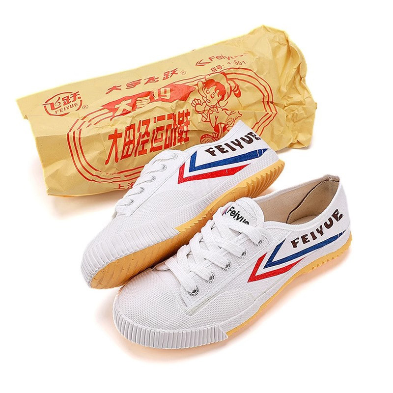 大孚飞跃男女休闲运动经典小白鞋帆布鞋