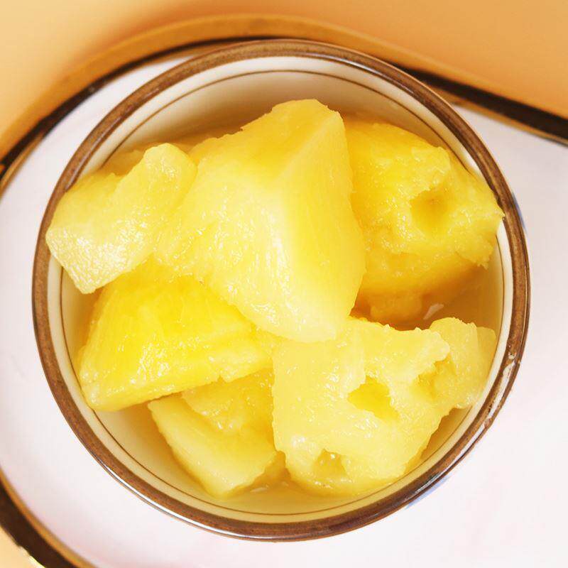 冷冻新鲜菠萝速冻凤梨大块果肉1kg商用冰冻凤梨