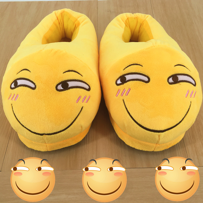 个性滑稽脸包卧室拖鞋居家卡通可爱emoji家居居家棉拖