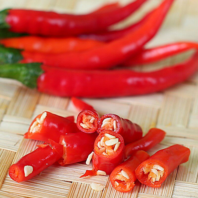 云南新鲜红辣椒蔬菜小米椒泰椒自剁酱特朝天椒小手机保护套