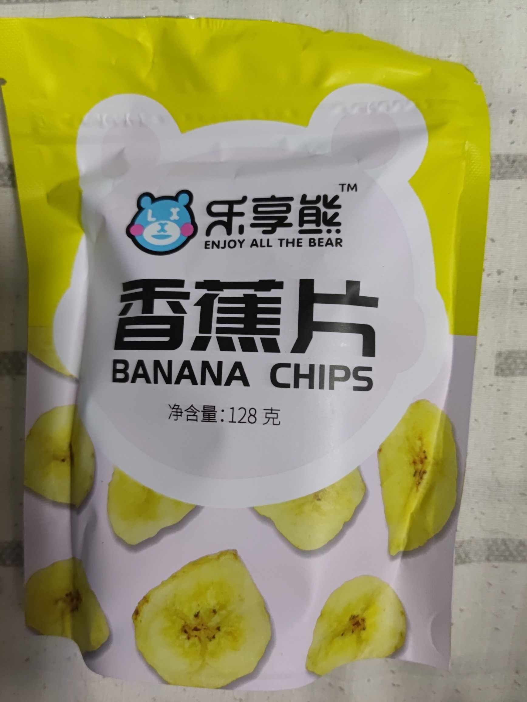 香蕉乐享熊香蕉500g水果香脆办公室休闲零食蜜饯香蕉干