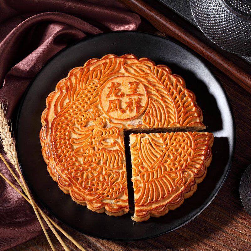 五仁大月饼礼盒装13斤广式月饼中秋月饼