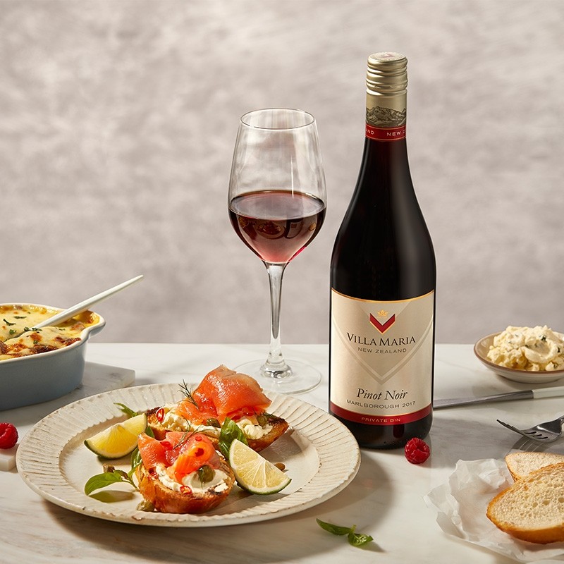 新西兰马尔堡原瓶进口villamaria新玛利玛利珍匣黑皮干红静态葡萄酒