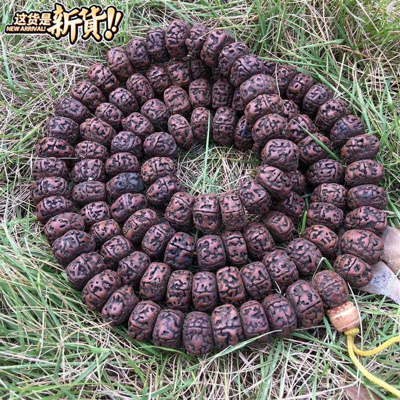 金刚佛珠尼泊尔手链菩提做旧手串念珠54h酥油佛珠