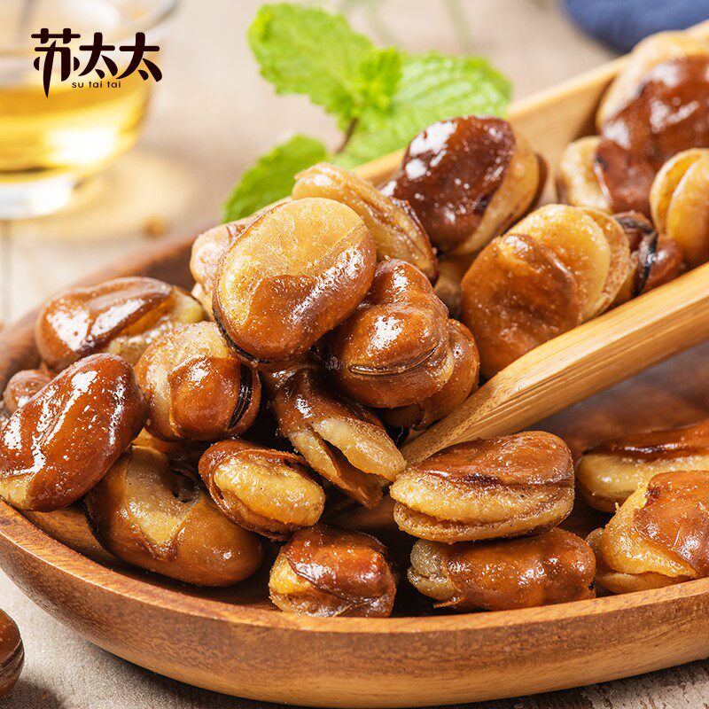 苏太太蚕豆1斤炒货零食休闲包装小包独立藤椒手工食品制作