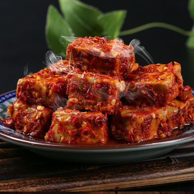 曾姐豆腐乳湖南新化特产特辣白溪无油香香辣豆腐手机保护套