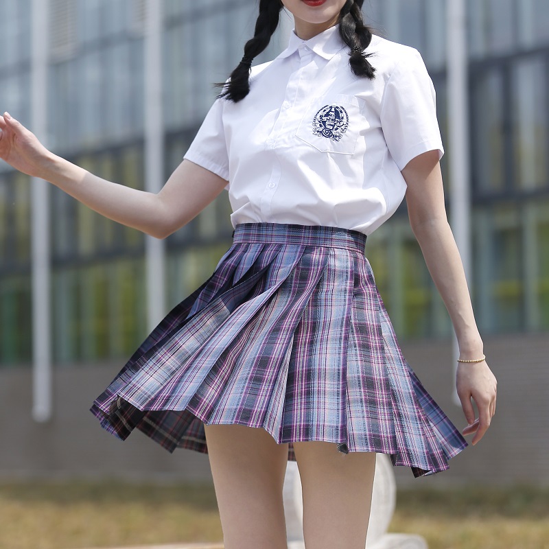日系学生裙子夏季短裙百褶学院jk格裙少女学生校服