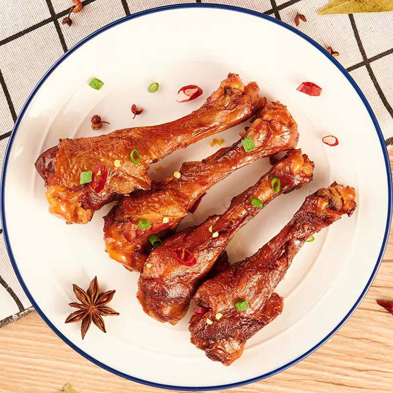 特产小吃熟食肉类卤肉鸭翅根香辣9个卤味王卤味鸭肉零食
