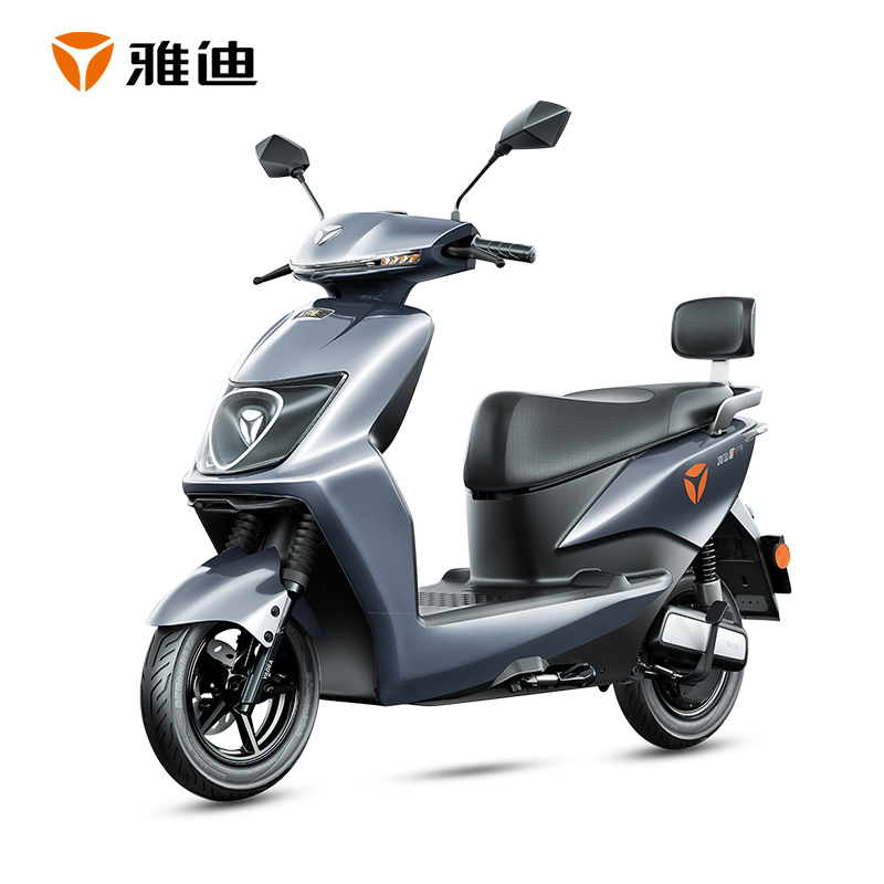 雅迪外卖电摩续航百公里公里电动车72v38a石墨双碟电动摩托车