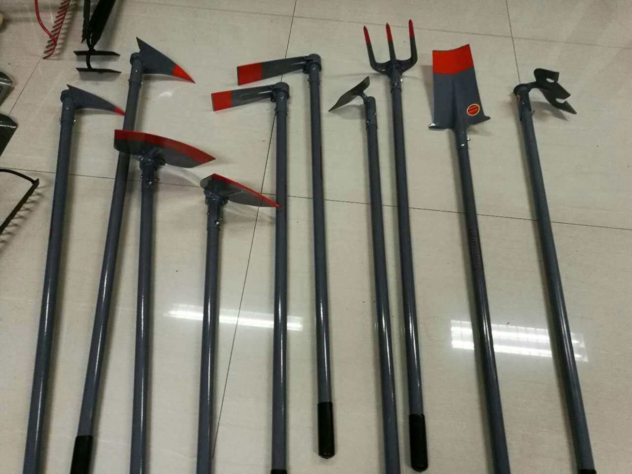 新柄锄头铩虎锰钢钢板月亮农具土种菜种种地锄头