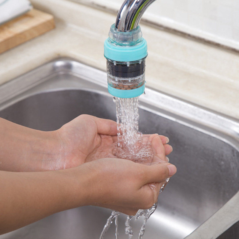 厨房自来水前置过滤水龙头净水器活性炭颗粒麦饭石磁化滤水器家用