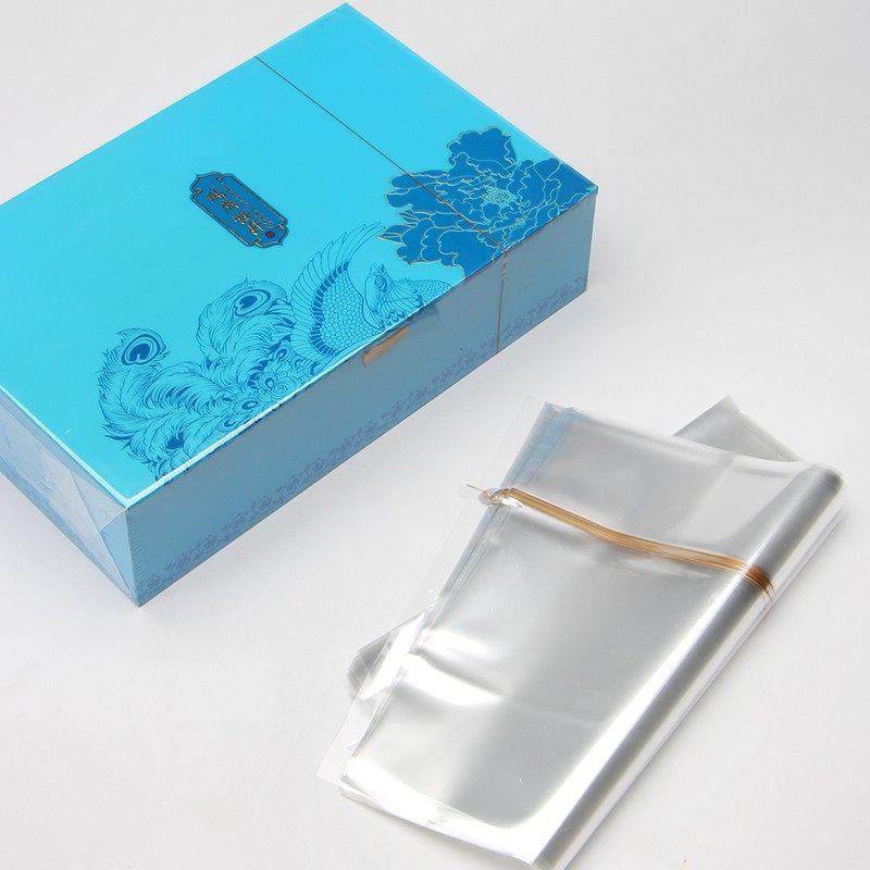 茶叶礼盒烫膜机金丝热缩bopp塑封膜化妆品盒包装塑封膜
