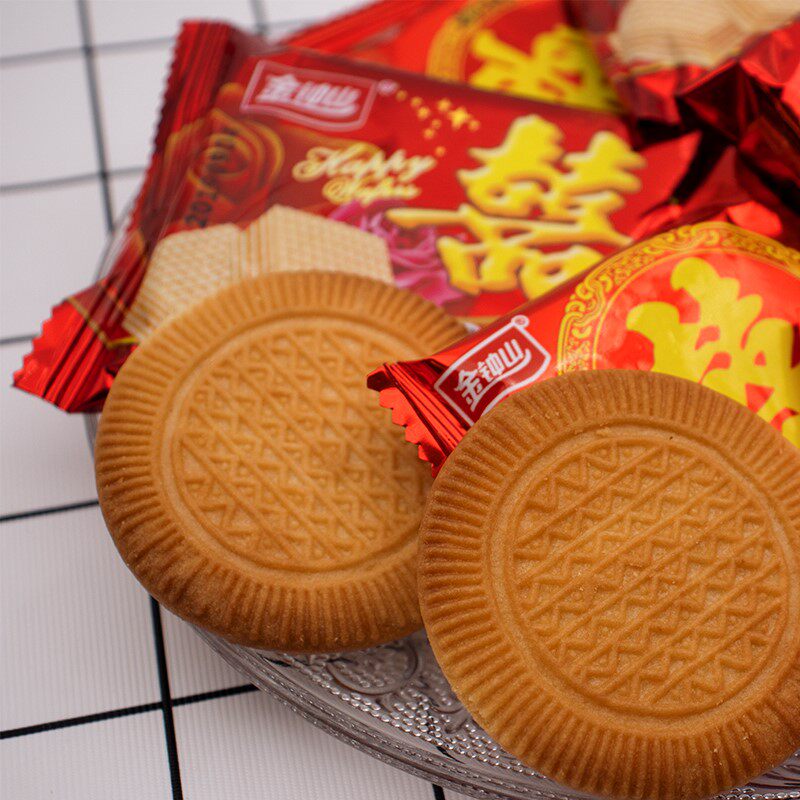 新货喜饼散装整箱广东女双喜庆订婚婚宴满月手工食品制作