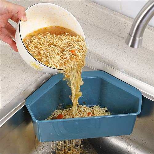 厨房池角收纳抹布水槽池水洗菜过滤垃圾剩菜过滤器